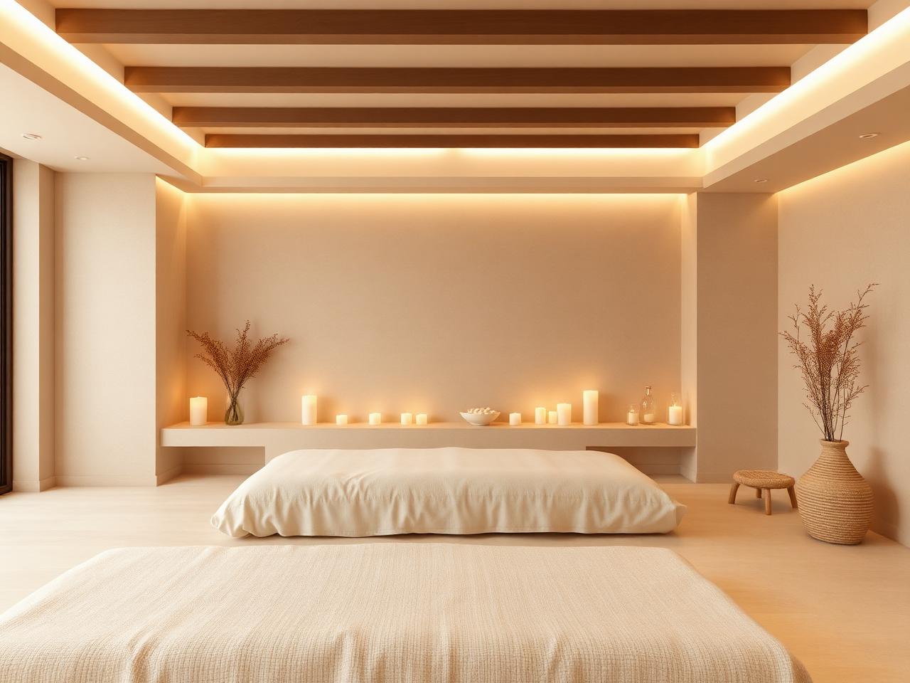 Tranquil spa interior